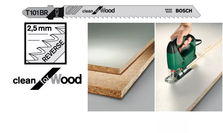 Lame scie sauteuse T101BR clean for Wood